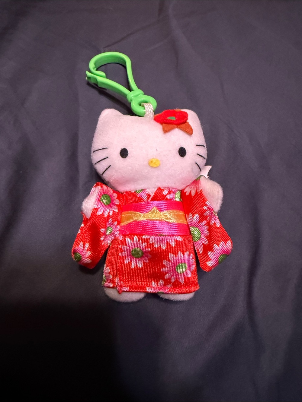 Vintage 2000 McDonald’s Hello Kitty Japanese Kimono Plush Clip Sanrio